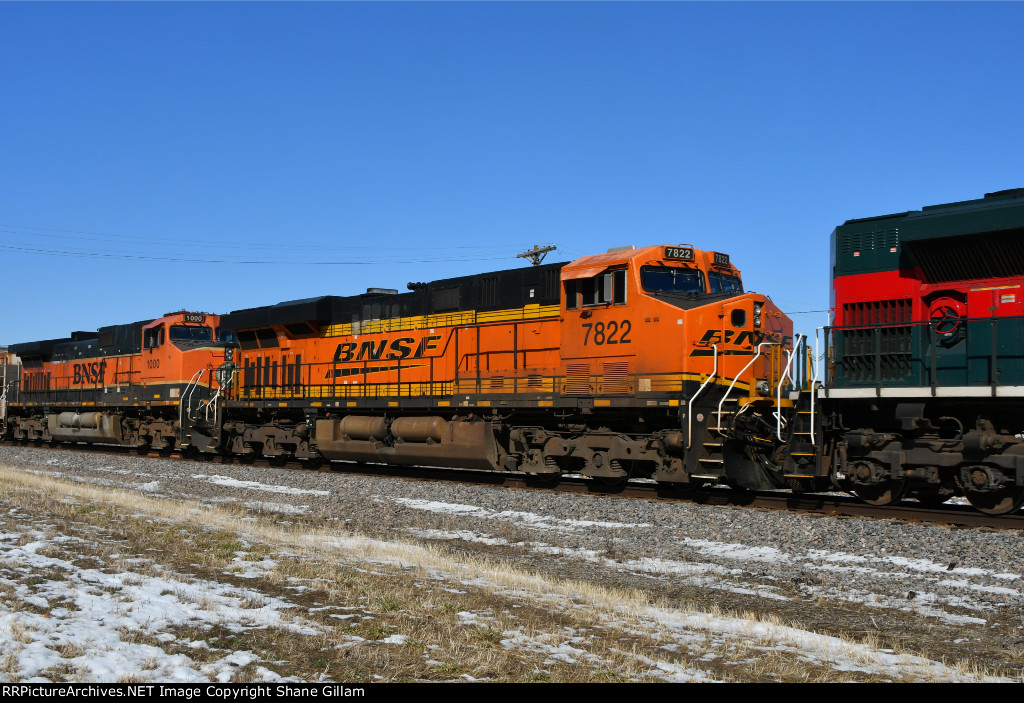 BNSF 7822 Roster shot